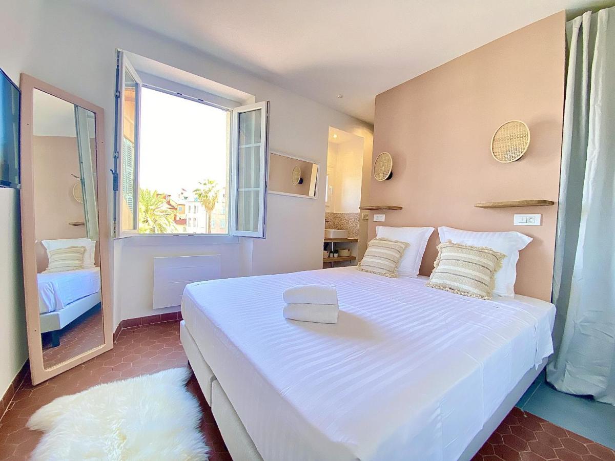 Sablettes Beach-Plage-Vue Mer-Centre Ville 芒通 外观 照片