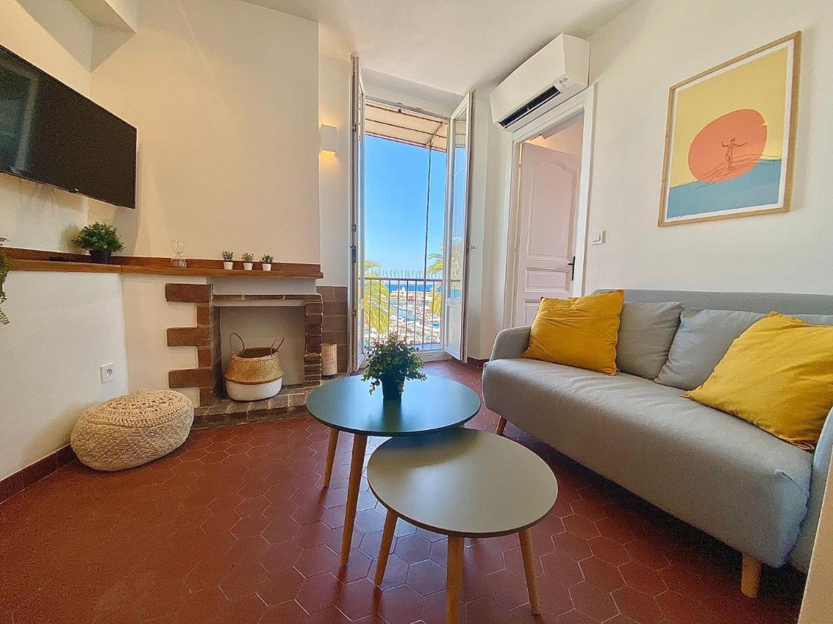 Sablettes Beach-Plage-Vue Mer-Centre Ville 芒通 客房 照片