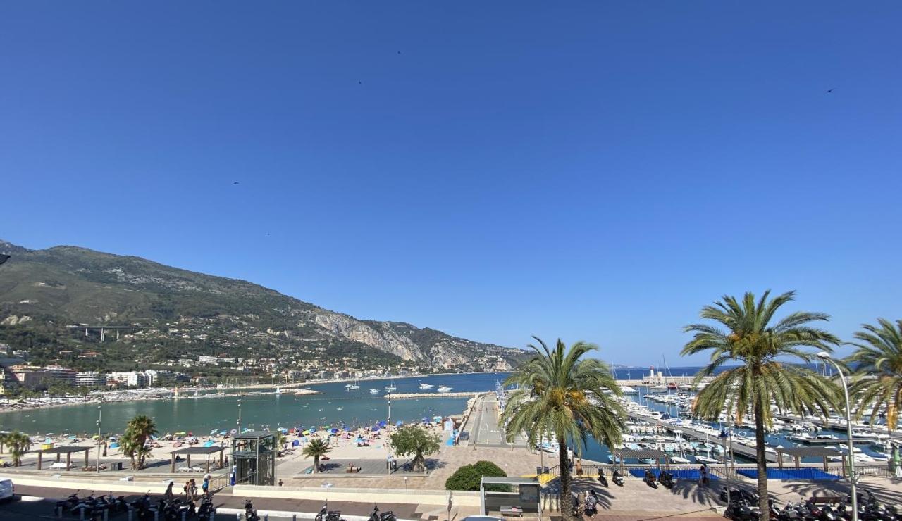 Sablettes Beach-Plage-Vue Mer-Centre Ville 芒通 外观 照片